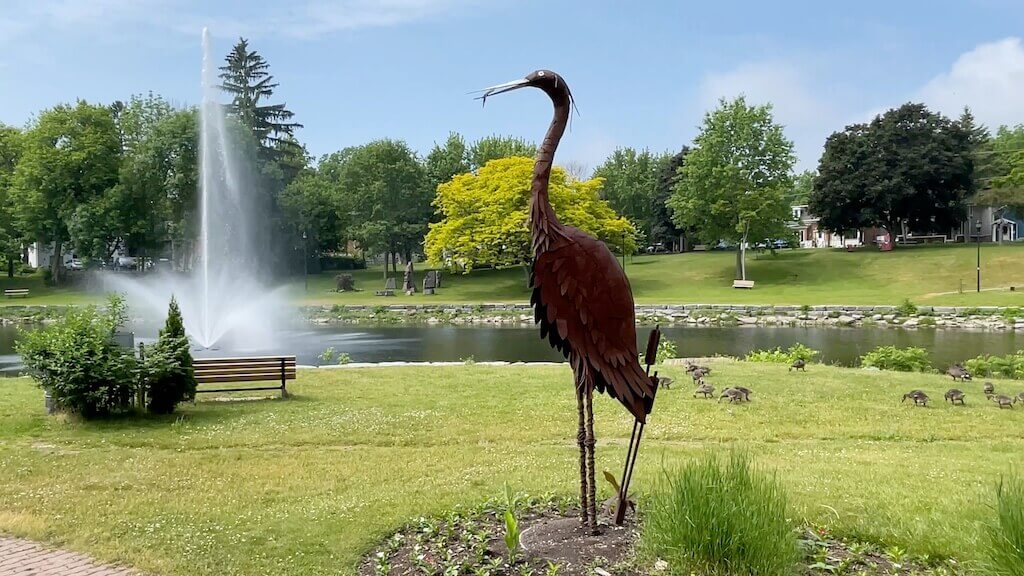 Gananoque Ontario Sculpture Park at Confederation Park