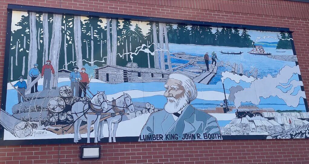 lumber king mural Pembroke